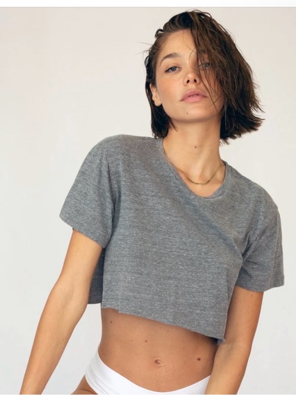 Stillwater cropped boyfriend tee